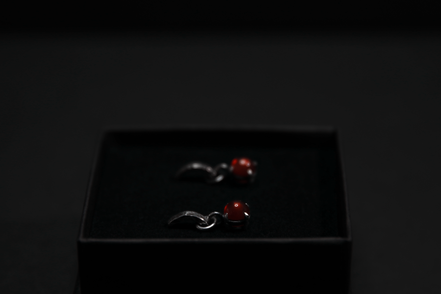 Carnelian Sterling Silver Earrings