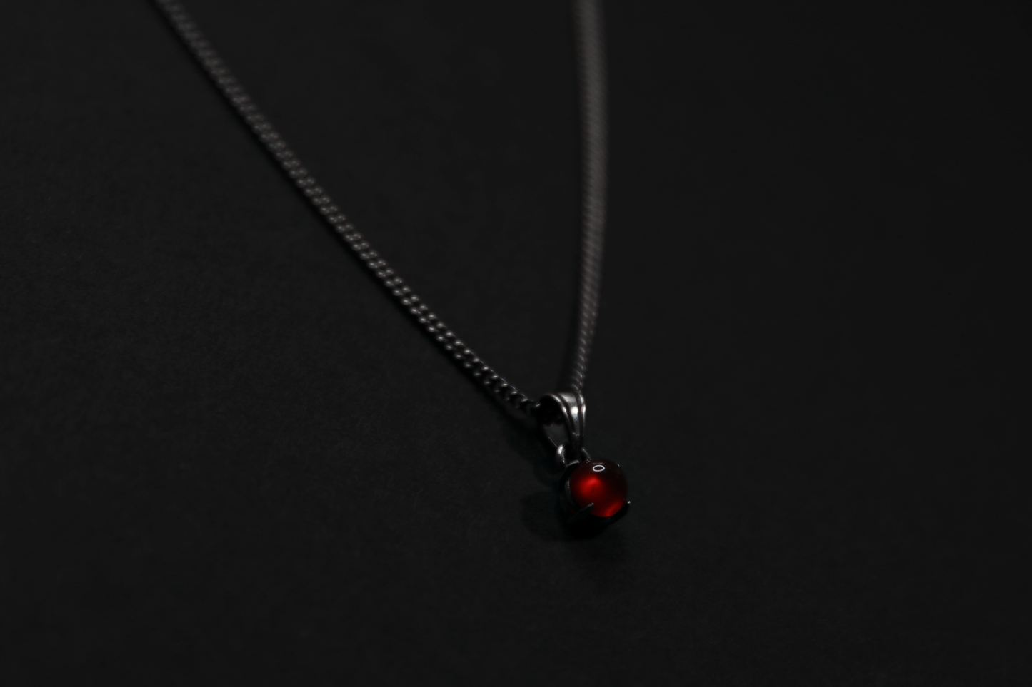 Carnelian Sterling Silver Pendant