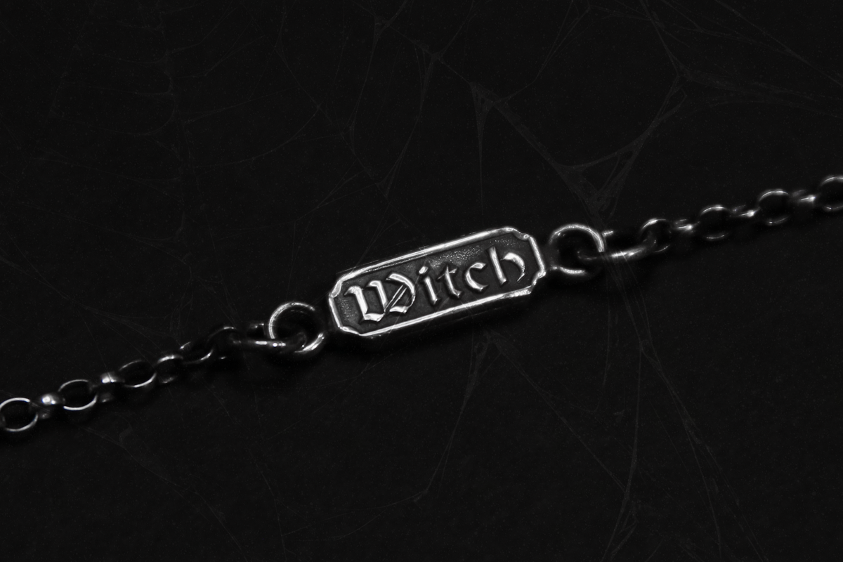 Sterling Silver WITCH/CRONE Belcher Chain