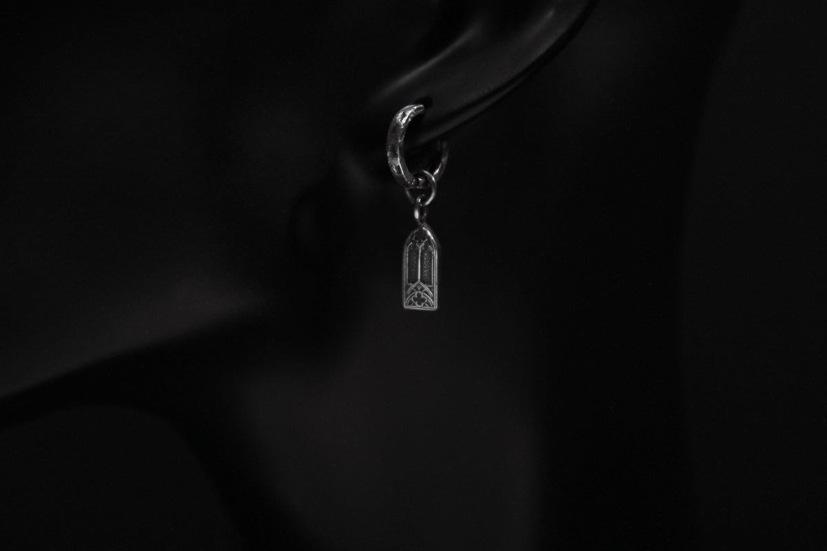 Sterling Silver Cathedral Window Earrings