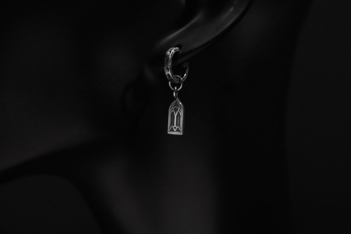 Sterling Silver Cathedral Window Earrings