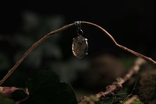 Agate Moss Pendant