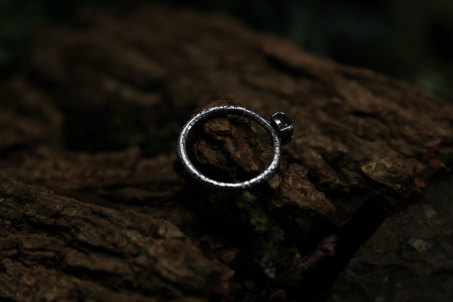 Agate Moss Ring