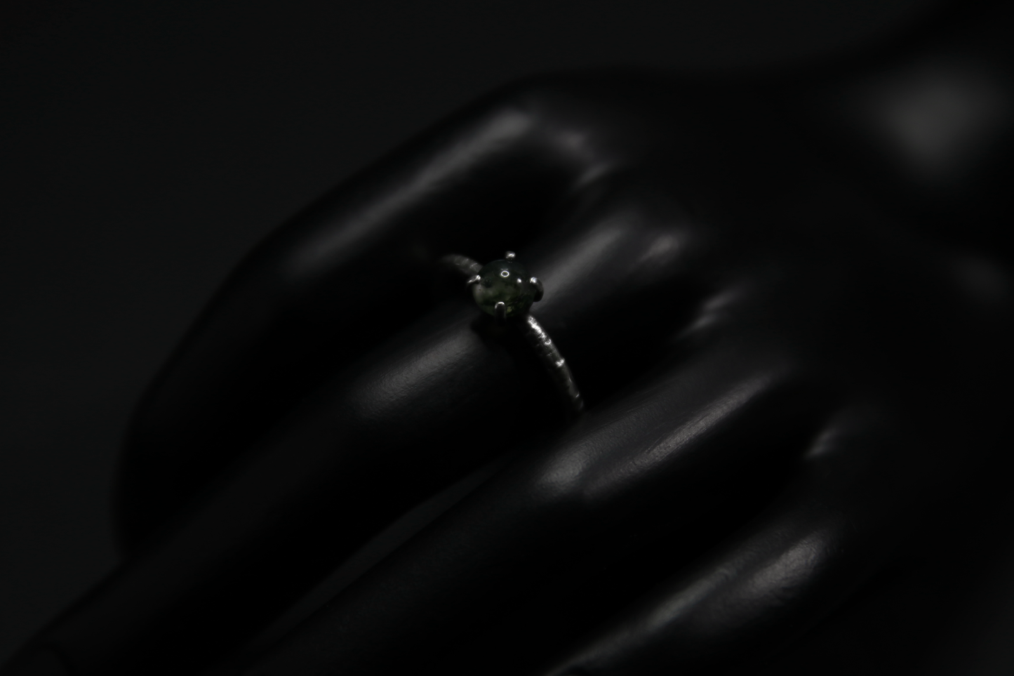 Agate Moss Ring