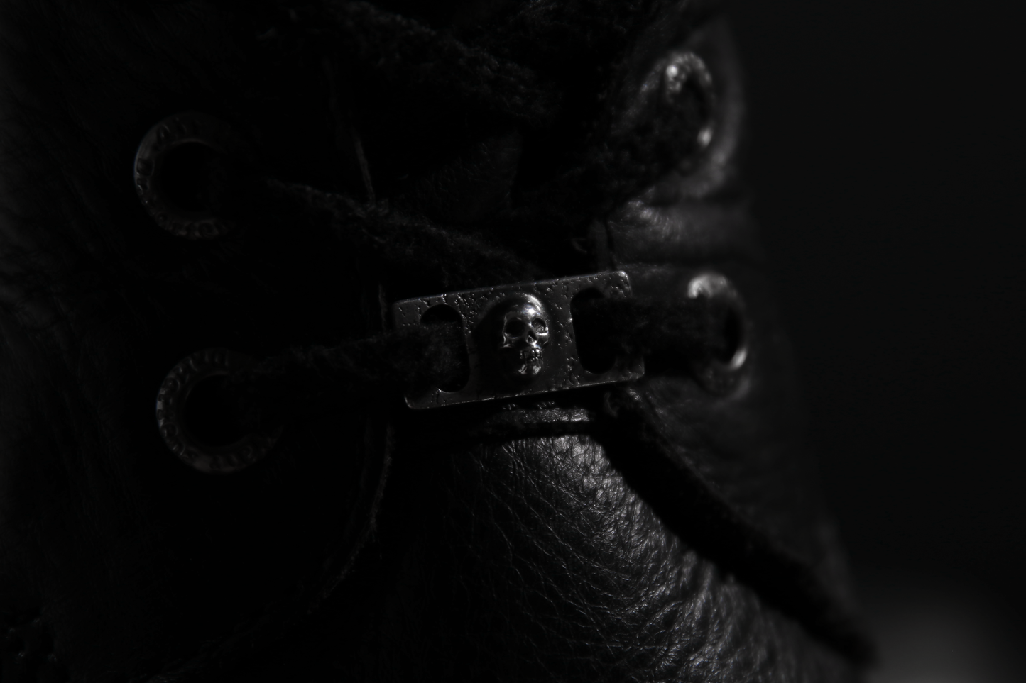 Silver Skull Shoe Lace Buckles