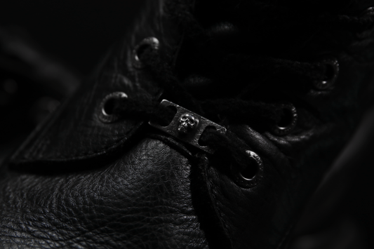 Silver Skull Shoe Lace Buckles