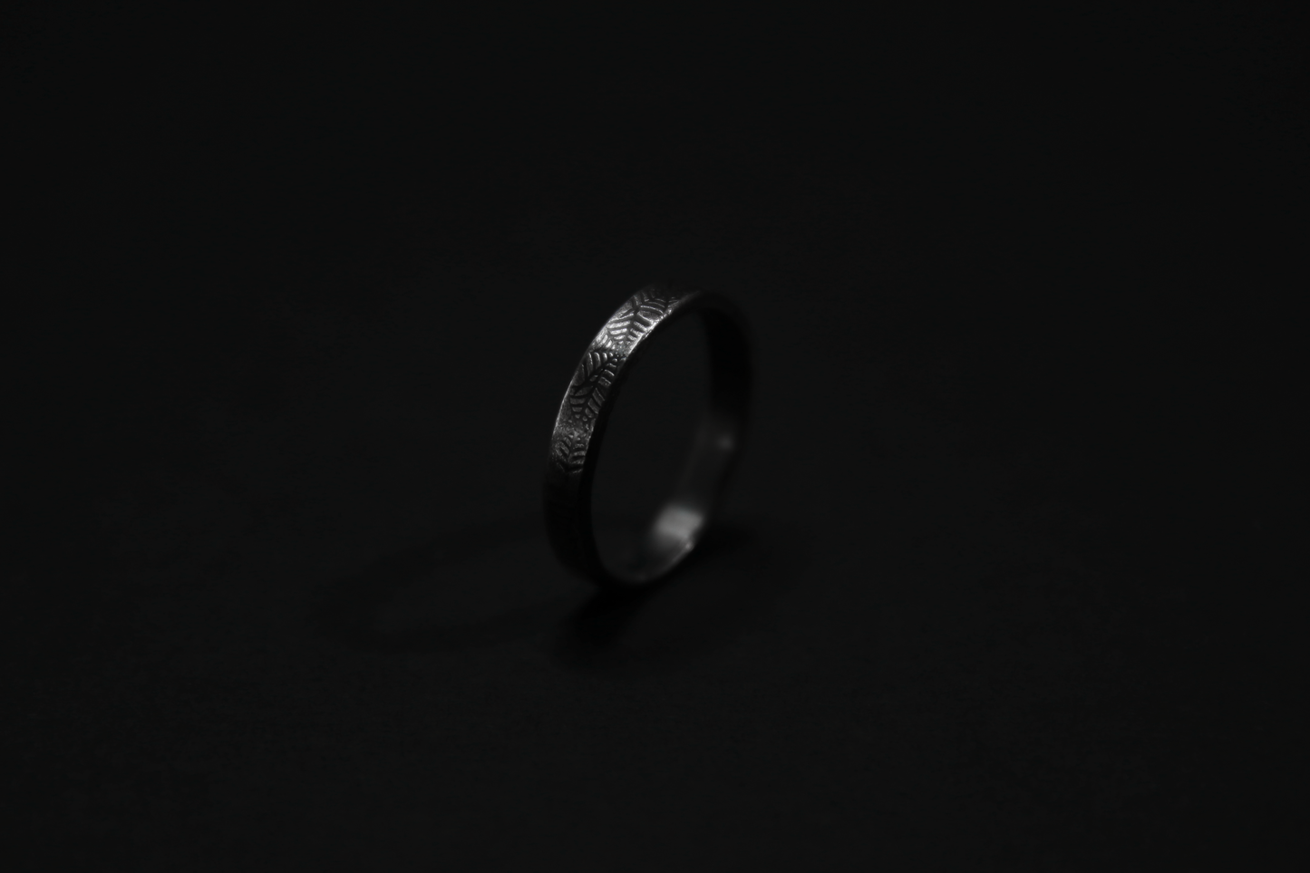 Sterling Silver Cobweb Texture Ring