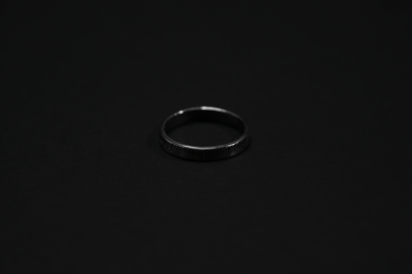 Sterling Silver Cobweb Texture Ring