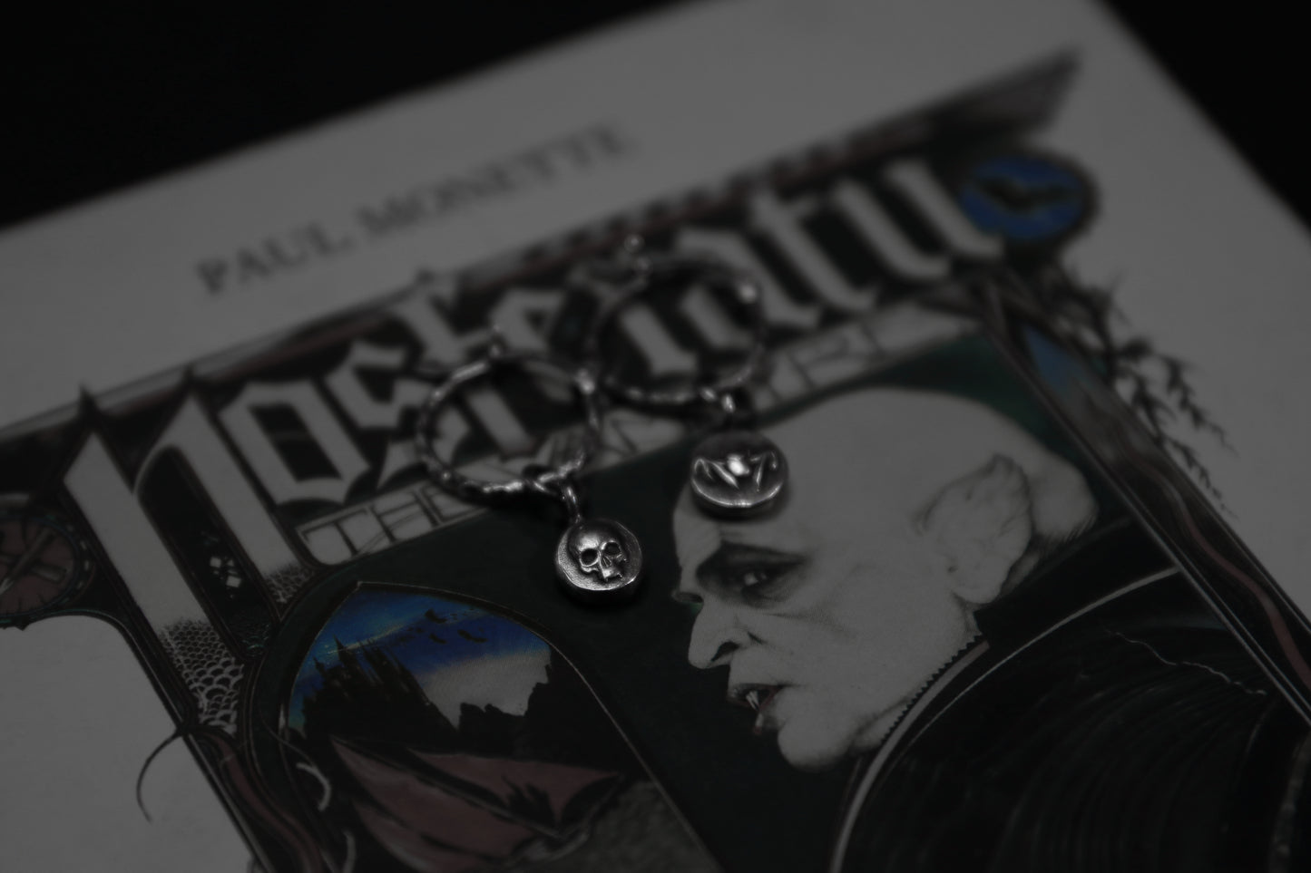 Sterling Silver Nosferatu Earrings