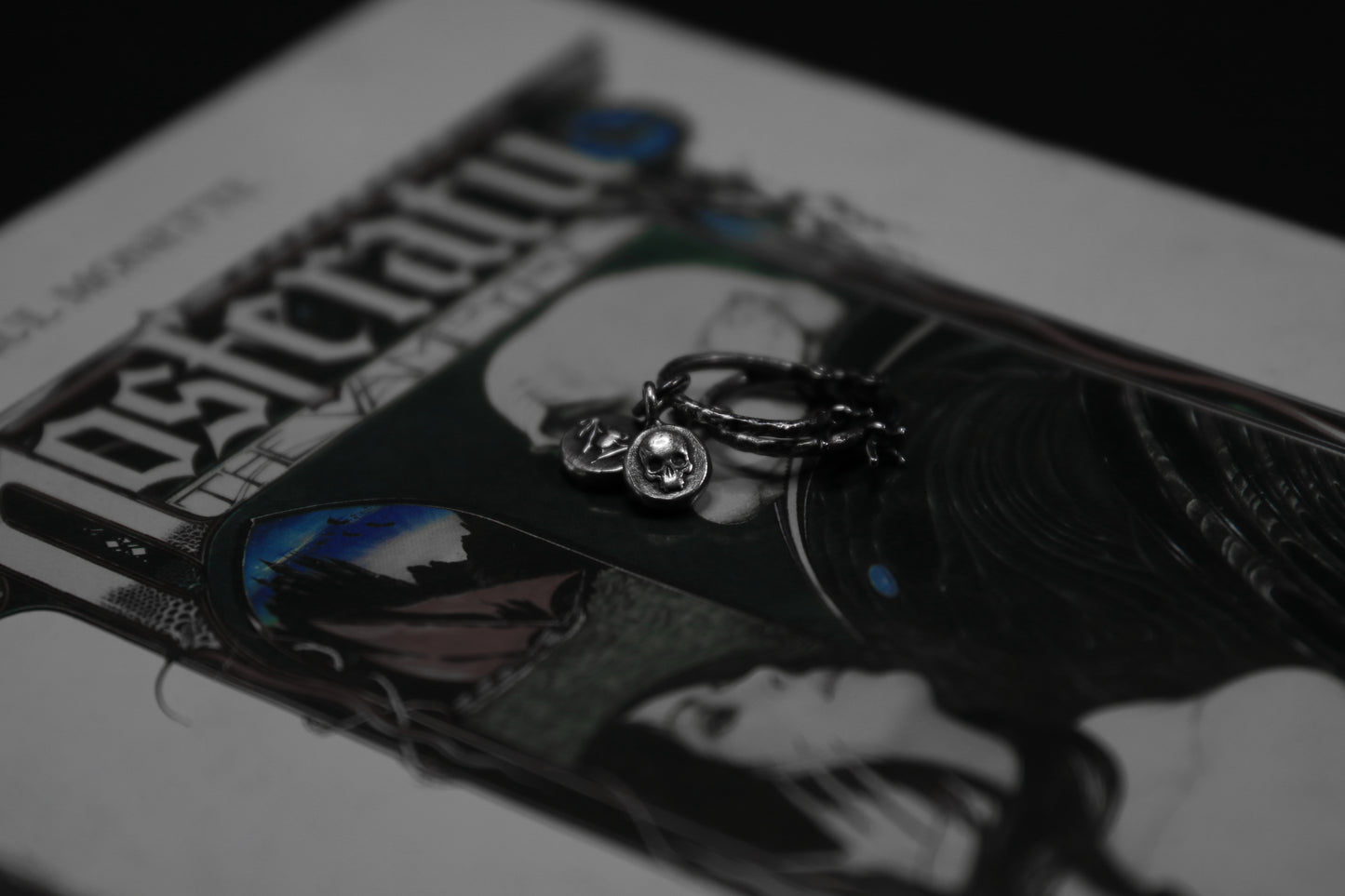 Sterling Silver Nosferatu Earrings
