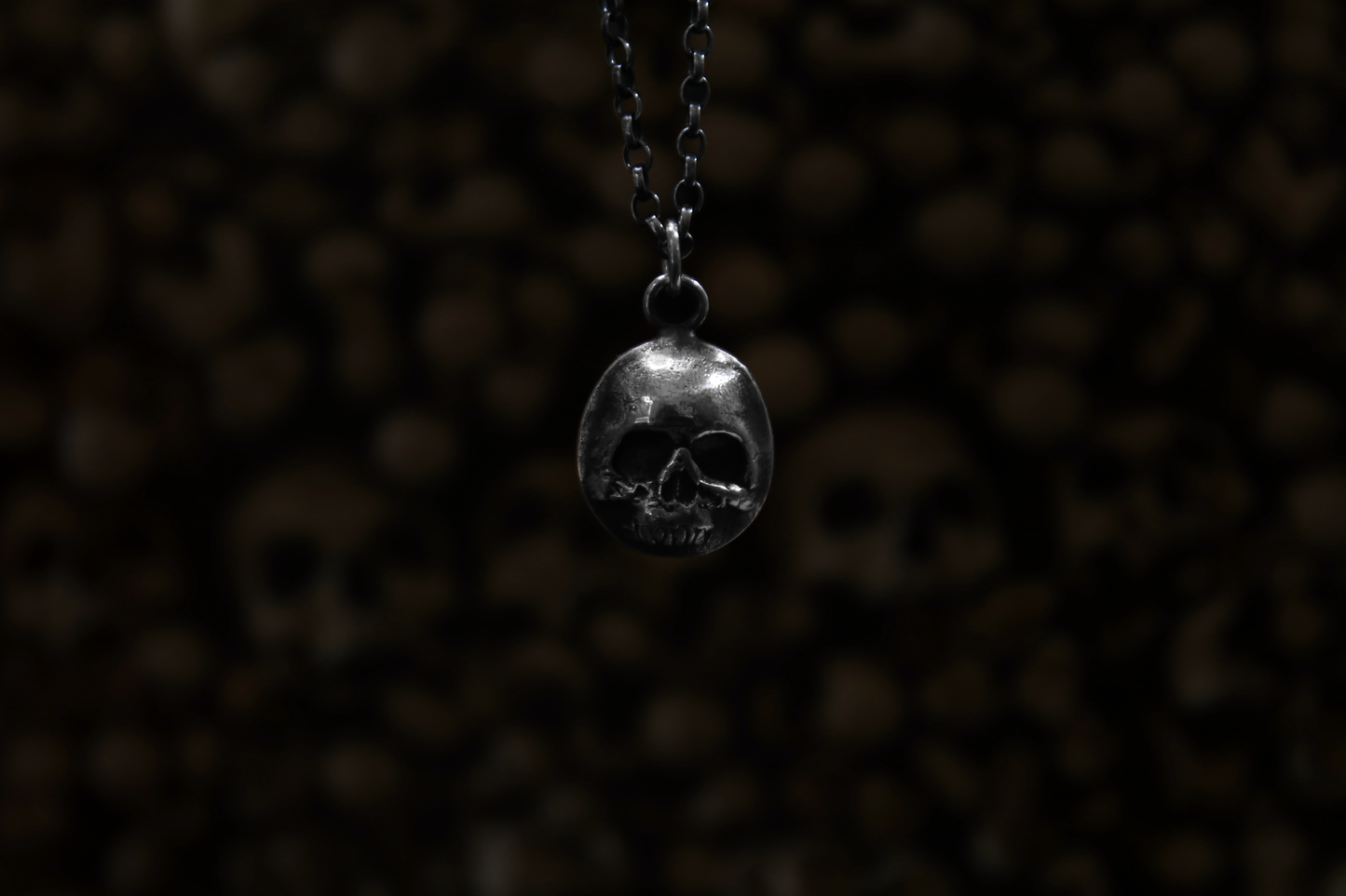 Pale Death Silver Skull Pendant