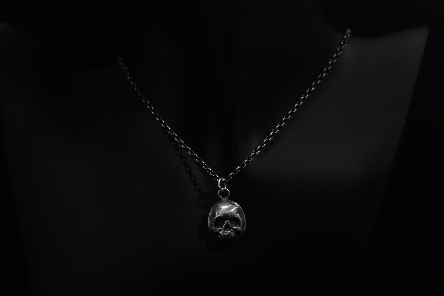 Pale Death Silver Skull Pendant