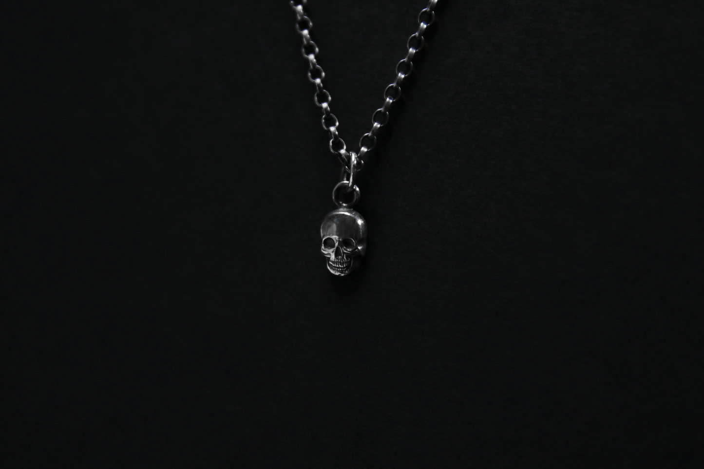 Sterling Silver Mini Skull Pendant