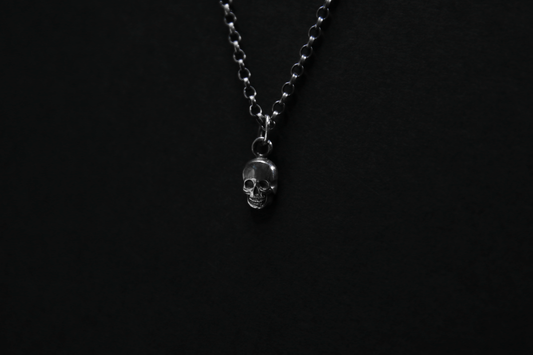 Sterling Silver Mini Skull Pendant