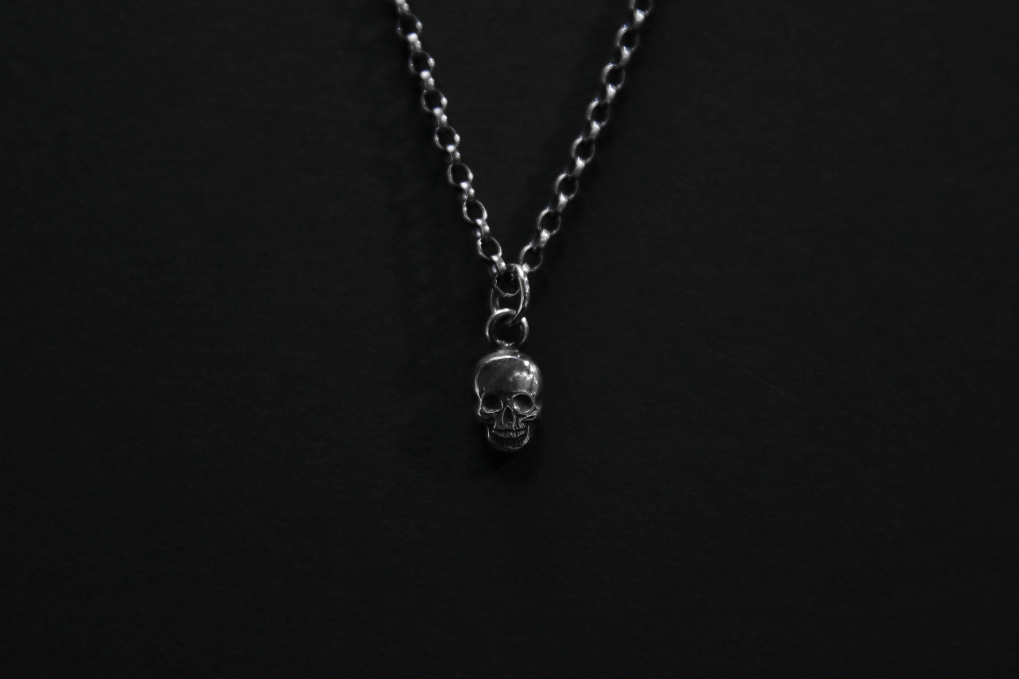 Sterling Silver Mini Skull Pendant