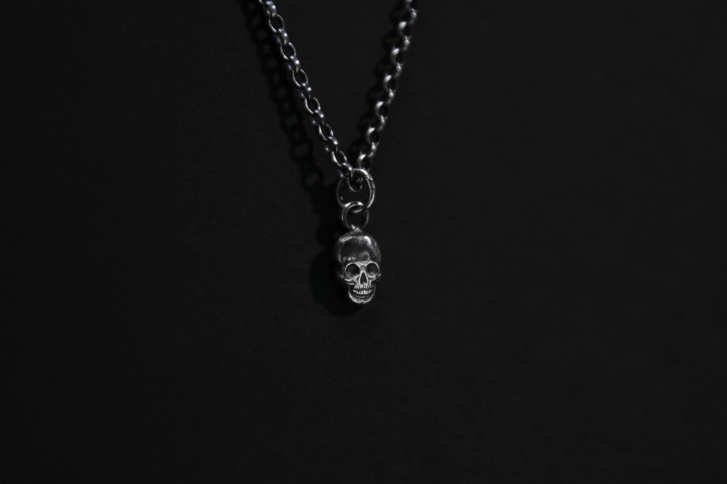 Sterling Silver Mini Skull Pendant