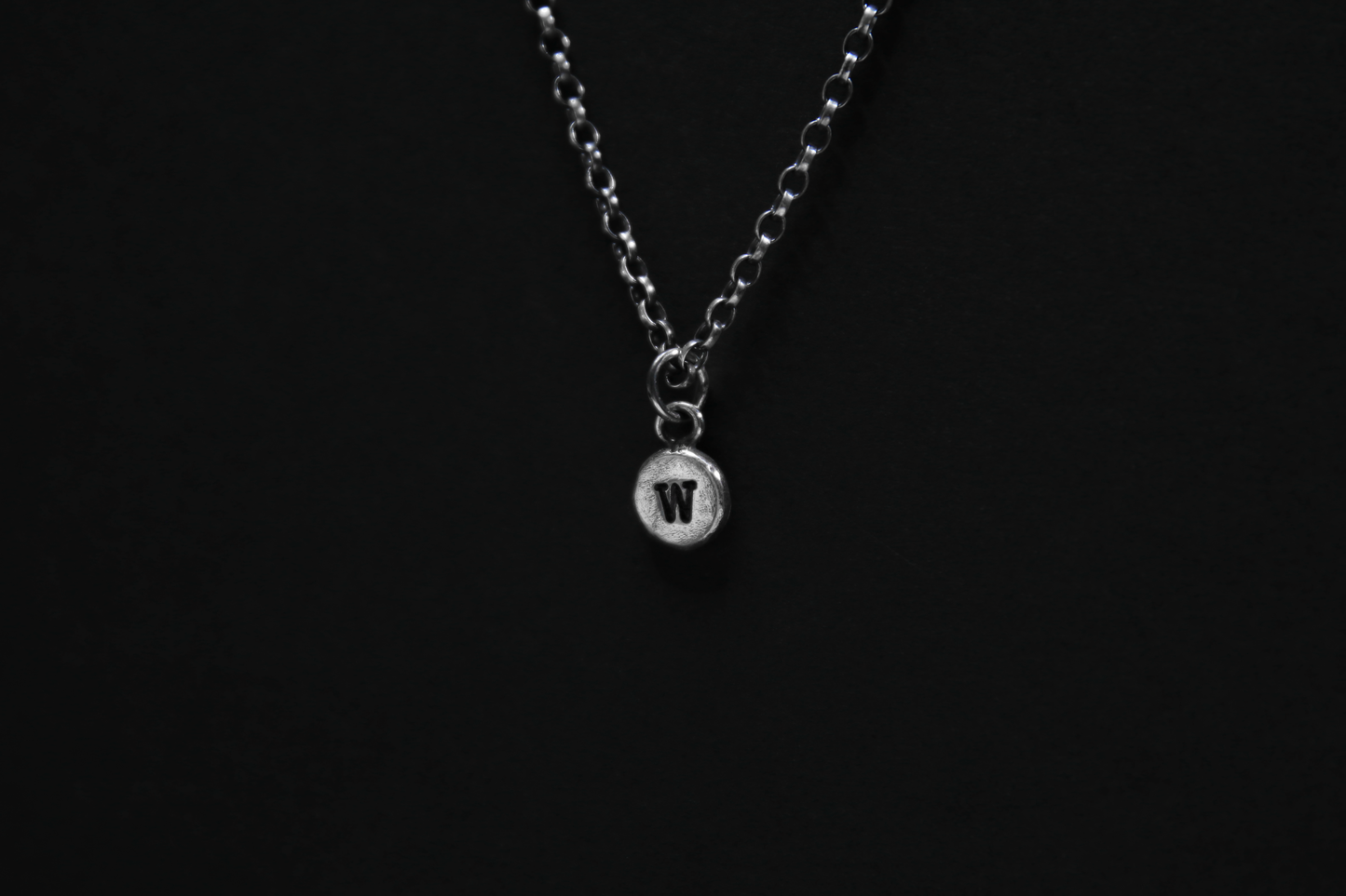 Sterling Silver Custom Initial Pendant