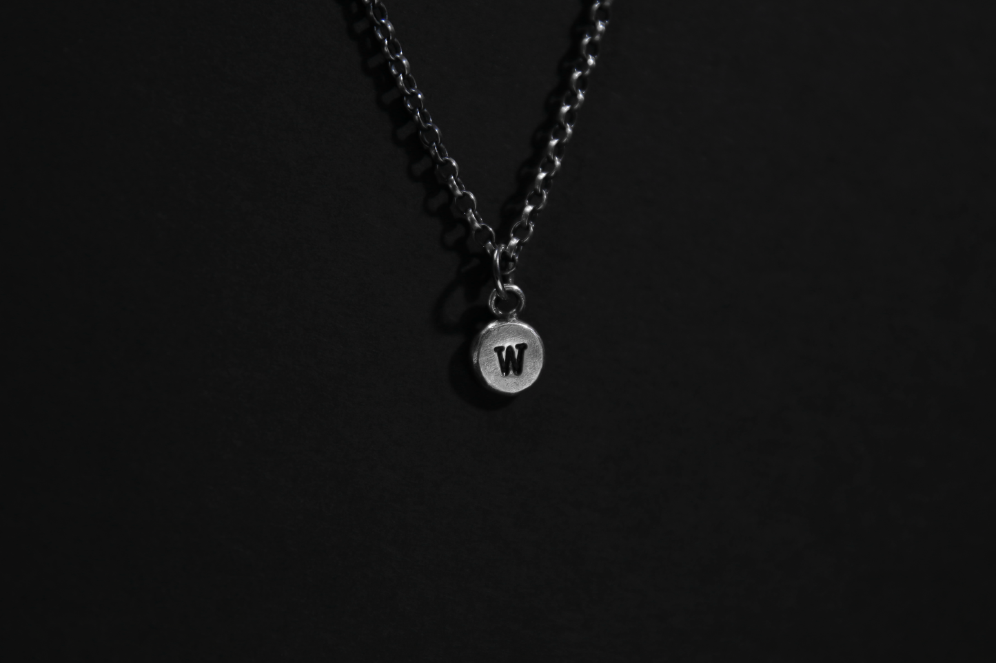 Sterling Silver Custom Initial Pendant
