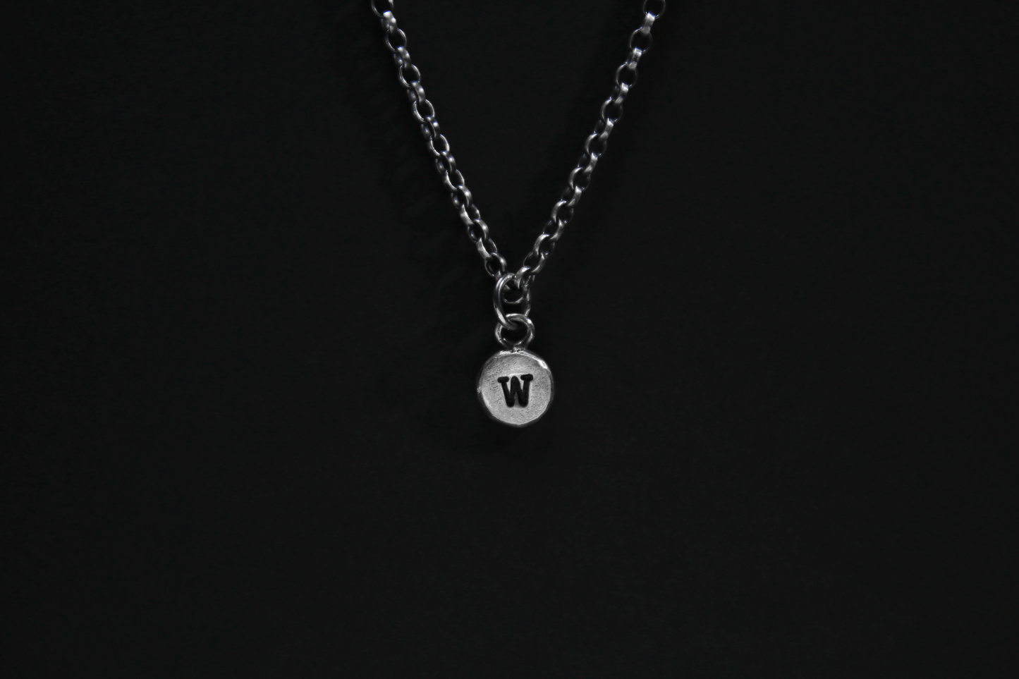 Sterling Silver Custom Initial Pendant
