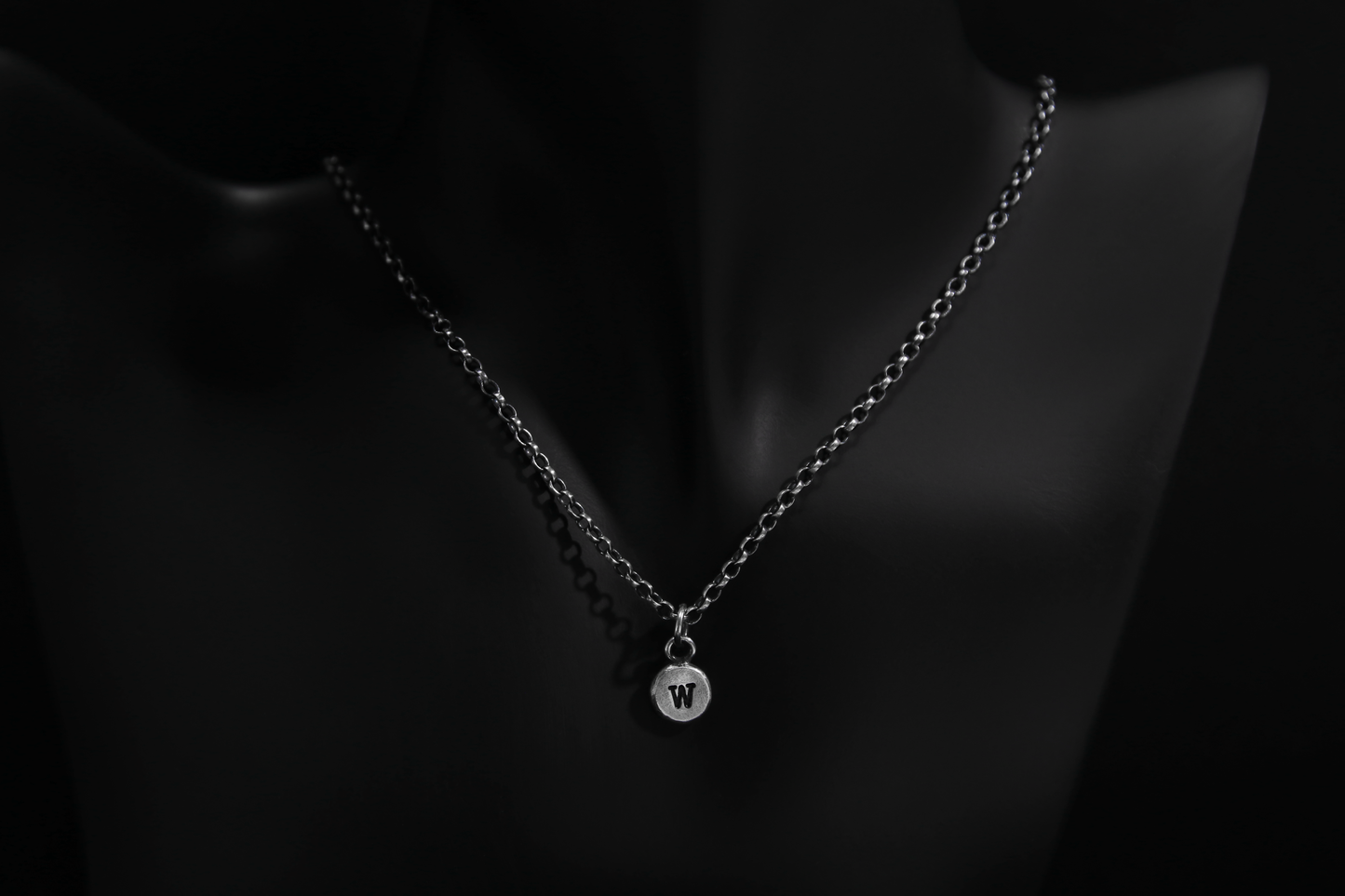 Sterling Silver Custom Initial Pendant