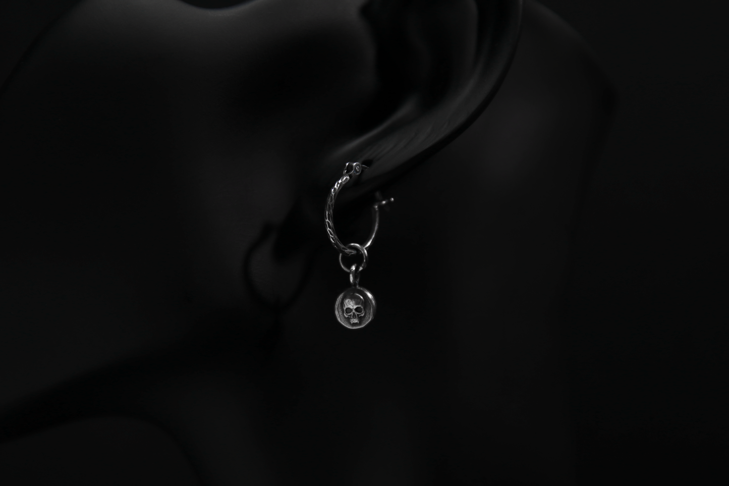 Sterling Silver Nosferatu Earrings