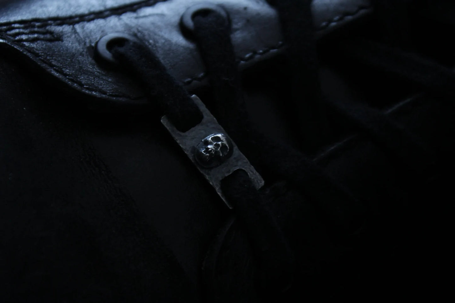 Silver Skull Shoe Lace Buckles