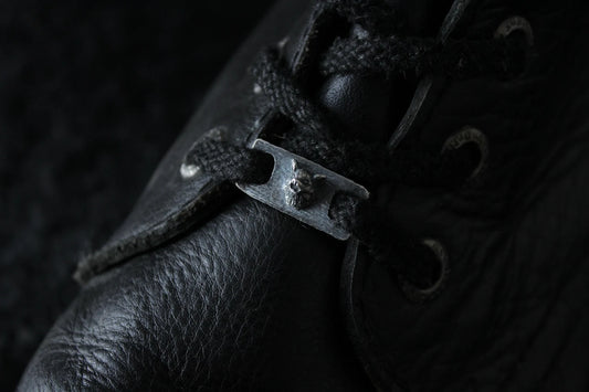 Silver Vampire Bat Shoe Lace Buckles