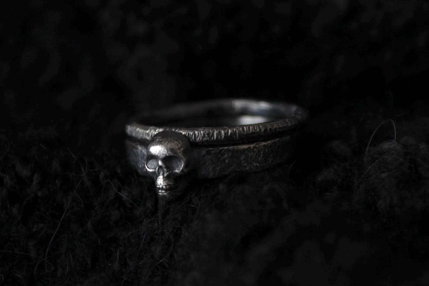 Sterling Silver Textured Stacker Ring