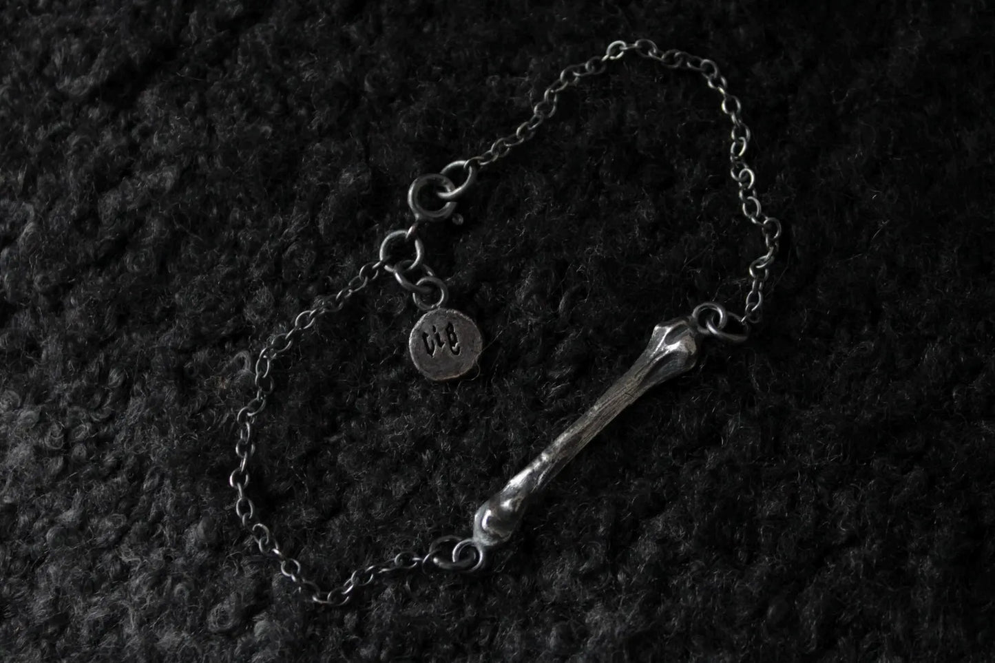The Silver Ossuary Bundle - Silver Ossuary Skull Pendant & Silver Ossuary Bone Bracelet