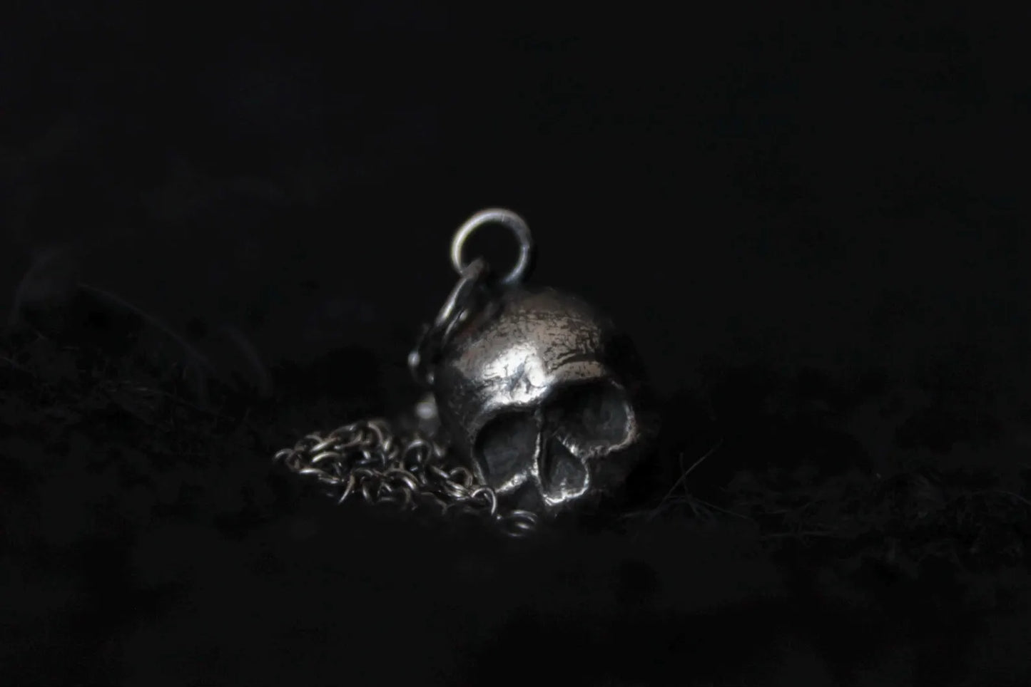 The Silver Ossuary Bundle - Silver Ossuary Skull Pendant & Silver Ossuary Bone Bracelet