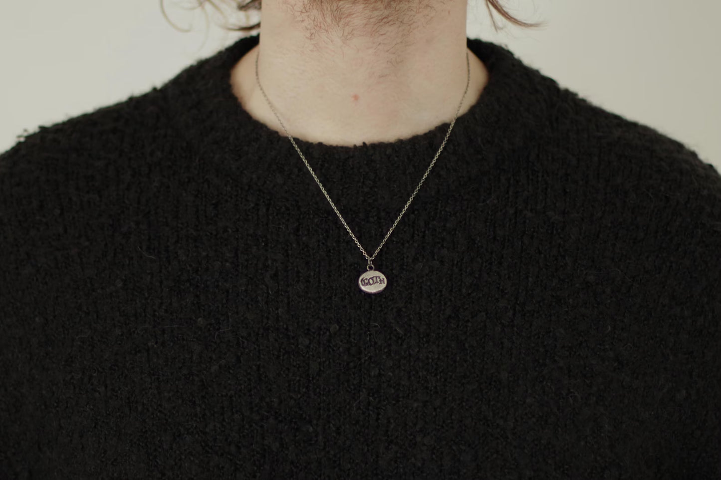 Sterling Silver GOTH Pendant