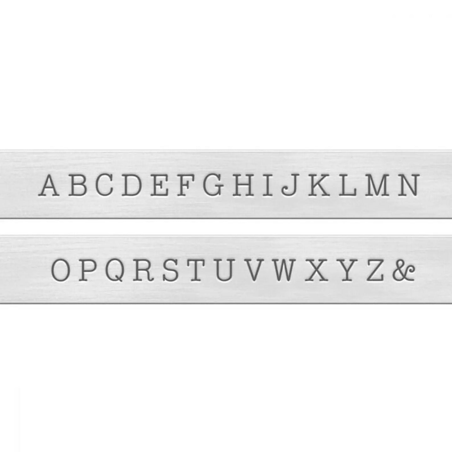 Sterling Silver Custom Initials Pendant • Gothic Font • Typewriter Font •