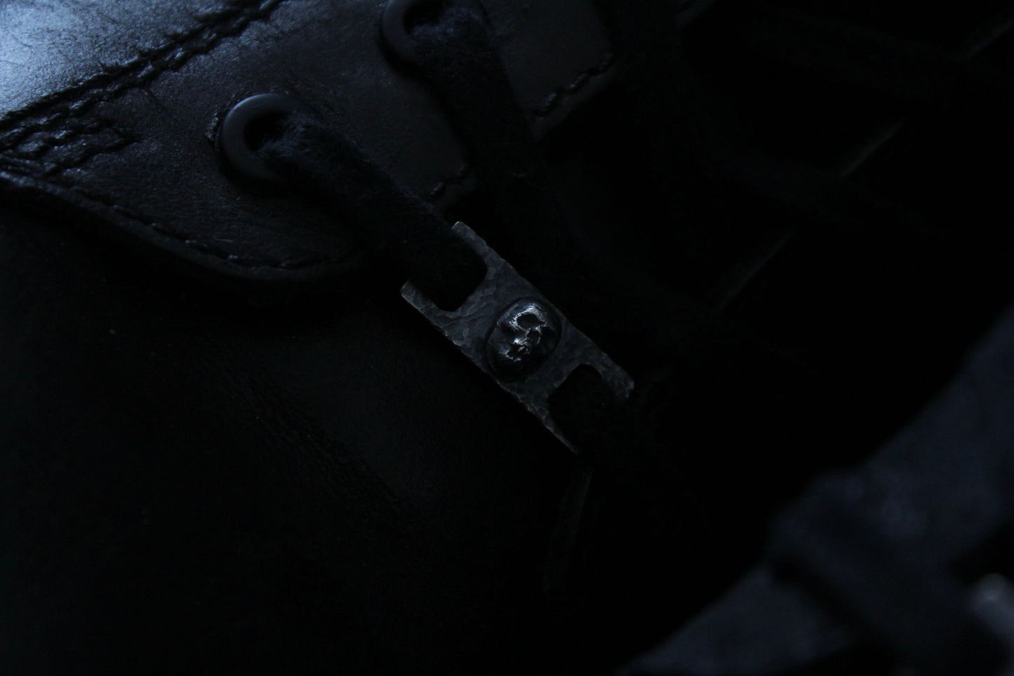 Silver Skull Shoe Lace Buckles