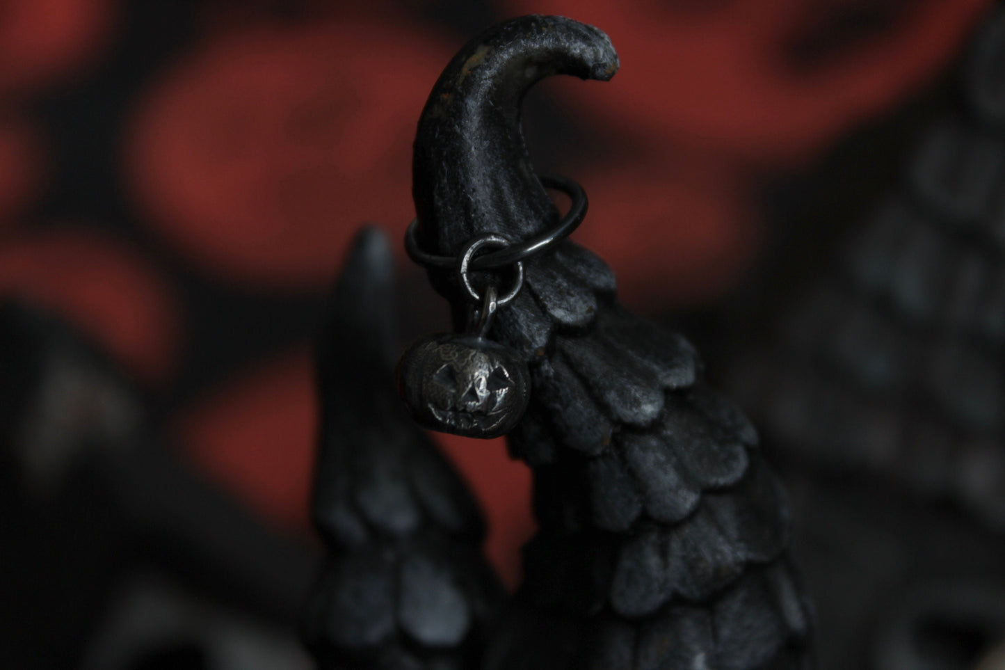Silver Pumpkin Earring