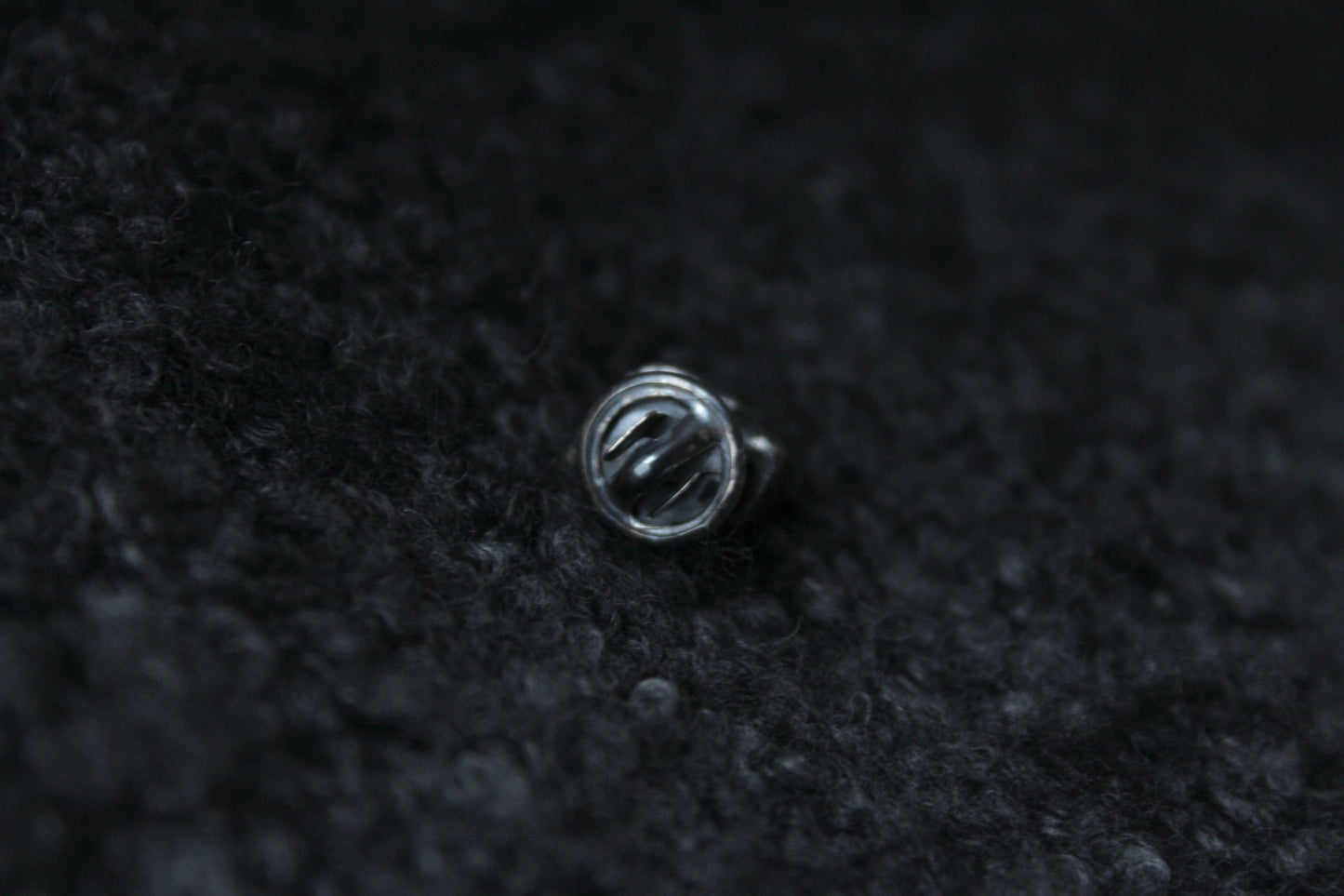 Silver Skull Pin Badge