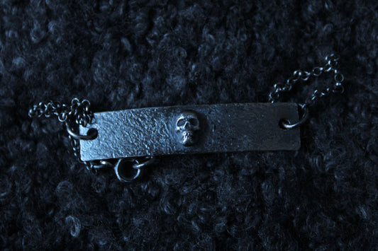 The Crypt Silver Skull Bracelet