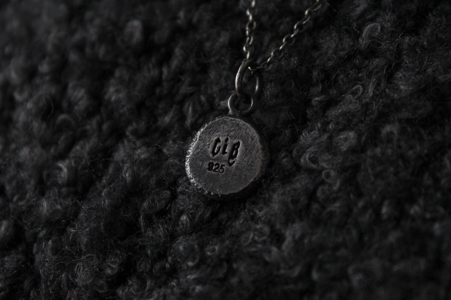 Sterling Silver Memento Mori Skull Pendant
