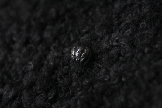 Silver Pumpkin Stud Earring