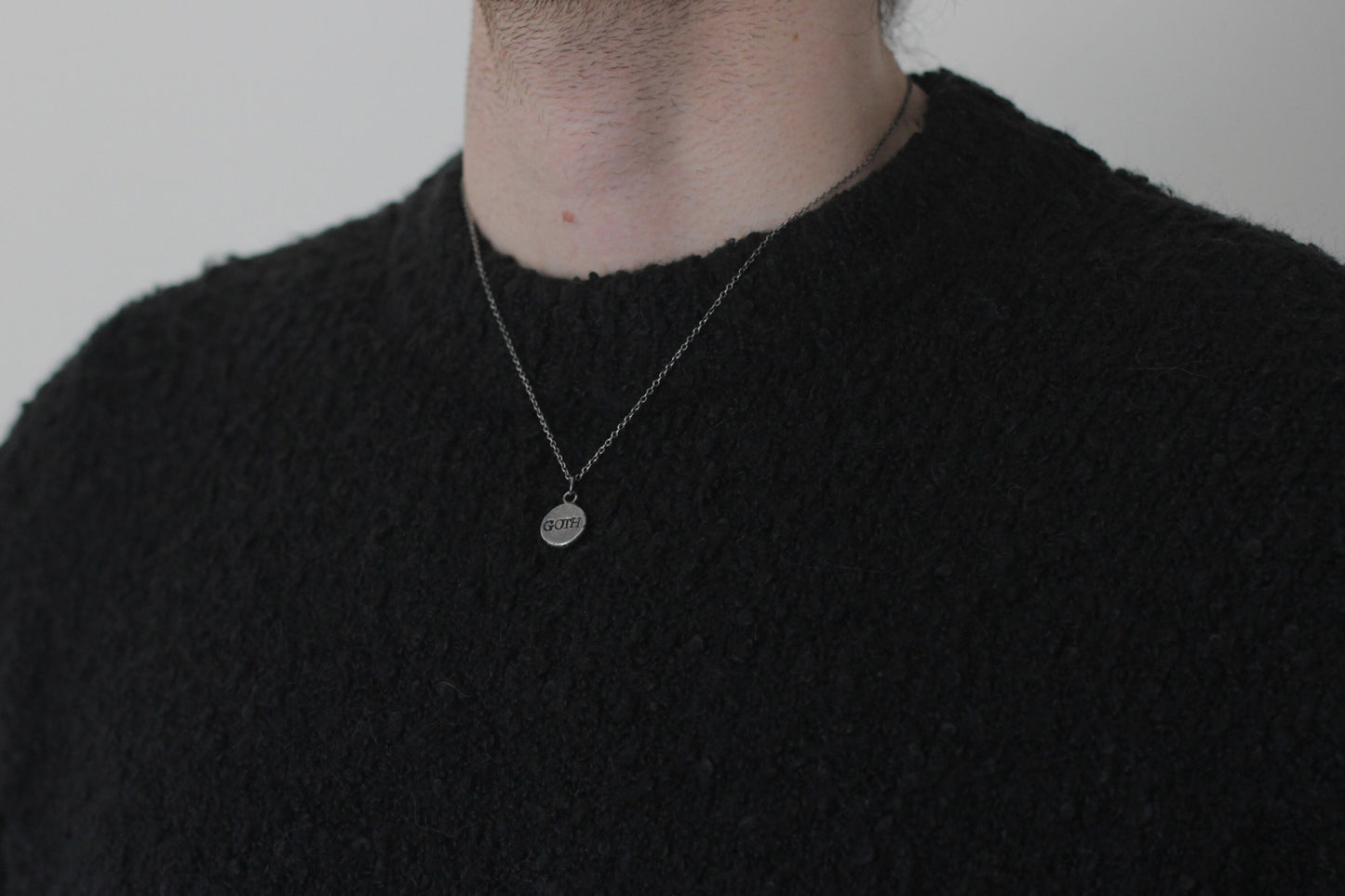 Sterling Silver Custom Four Letter Pendant