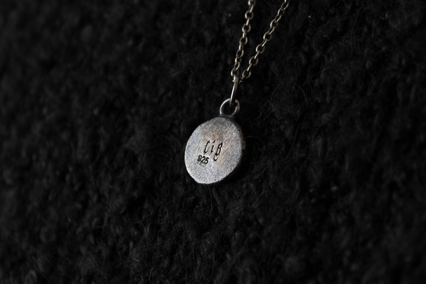 Sterling Silver Custom Four Letter Pendant