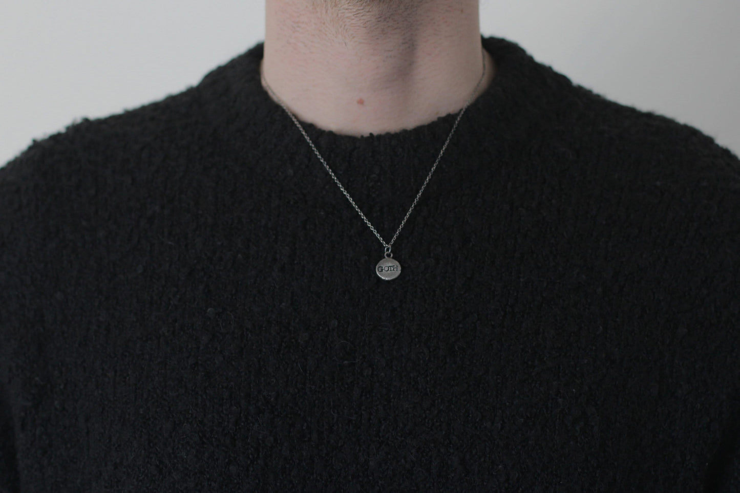 Sterling Silver Custom Four Letter Pendant