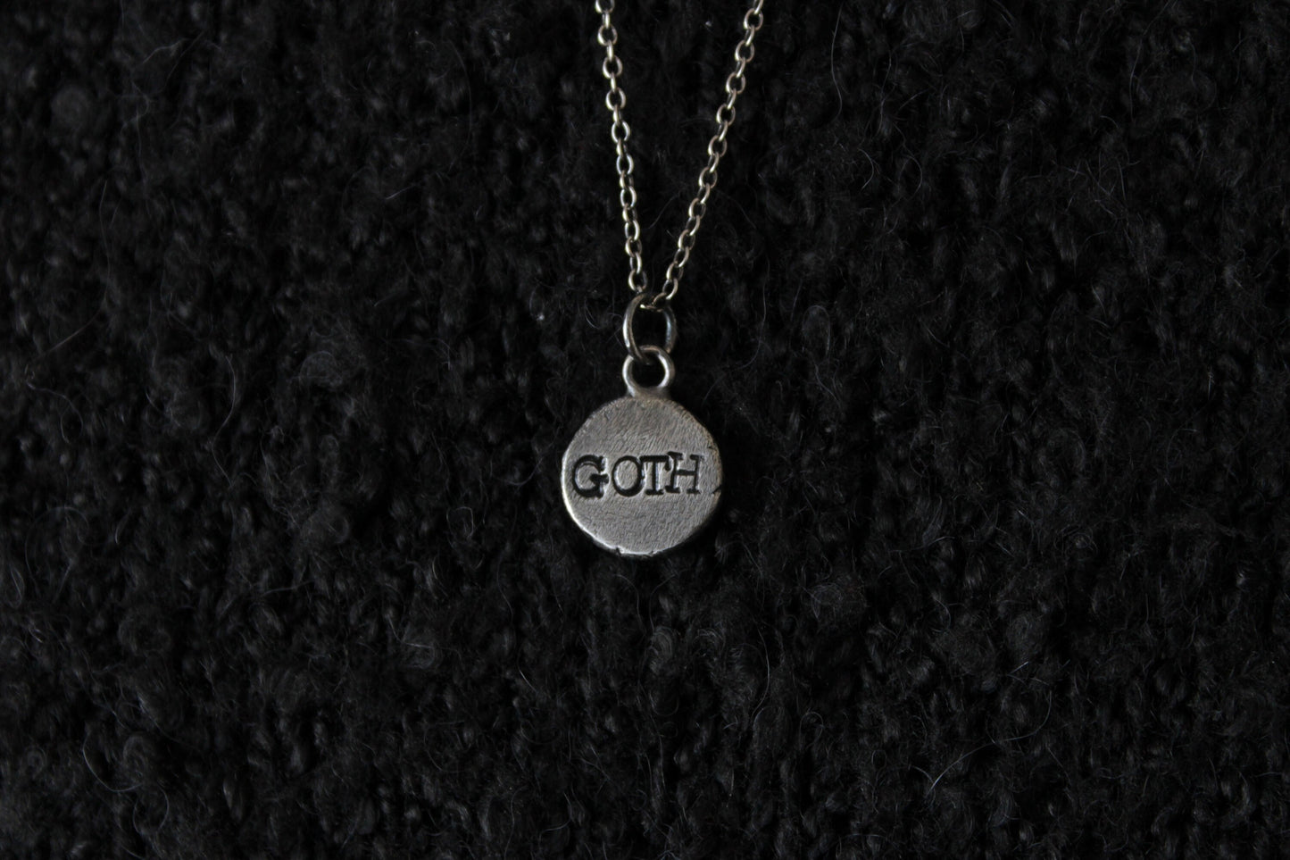 Sterling Silver Custom Four Letter Pendant