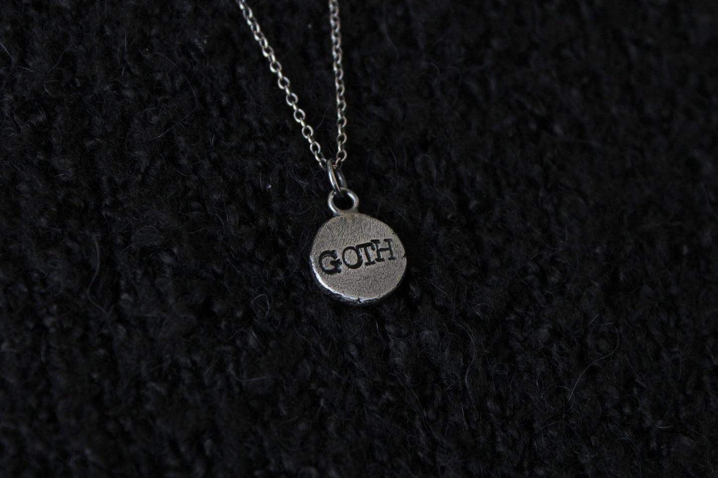 Sterling Silver Custom Four Letter Pendant