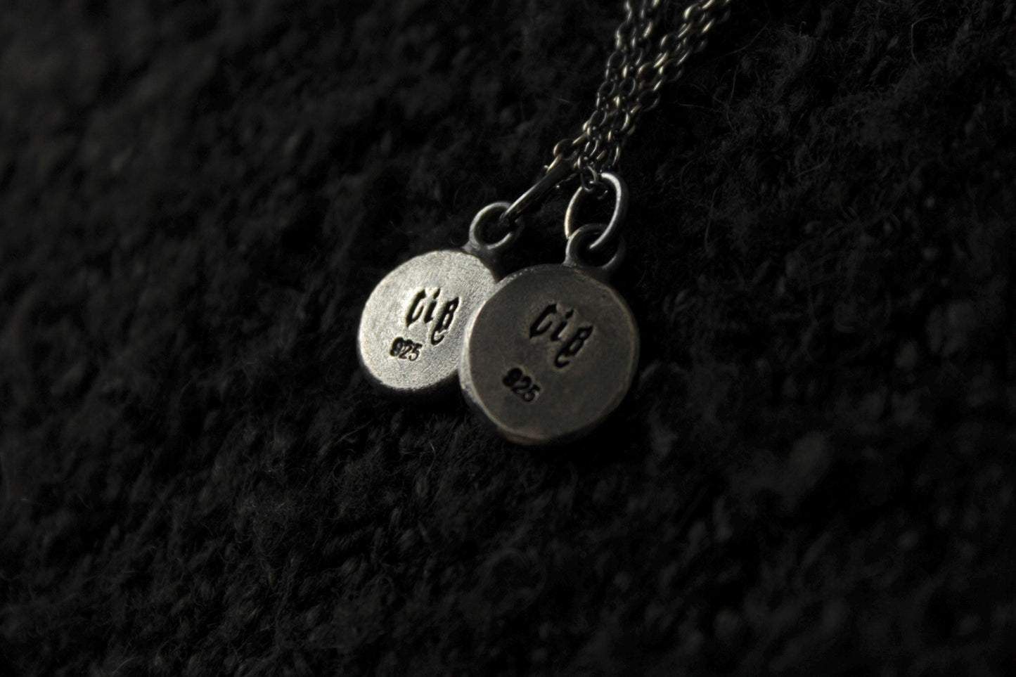 Sterling Silver ‘Til Death’ Memento Mori Skull Pendant Bundle • Relationship & Friendship Pendants