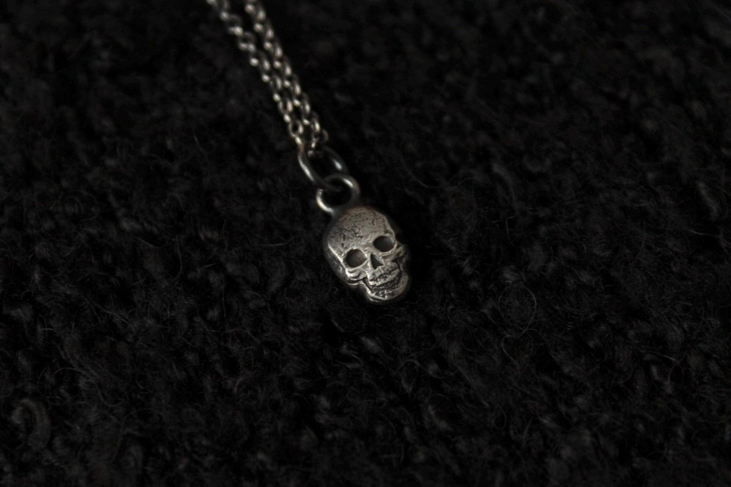 Sterling Silver Mini Skull Pendant