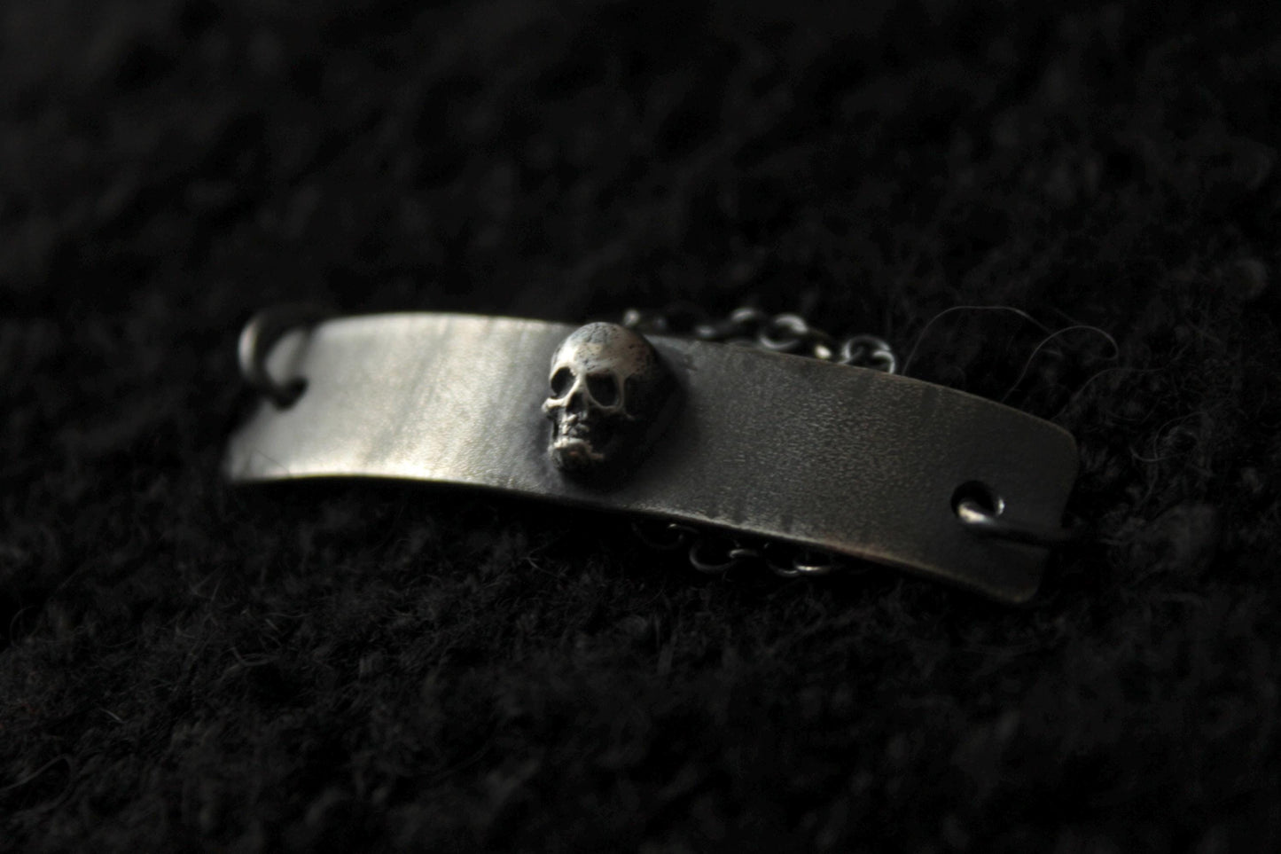 The Silver Cemerery Skull Bracelet