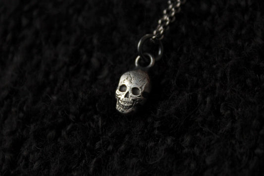 Sterling Silver Mini Skull Pendant