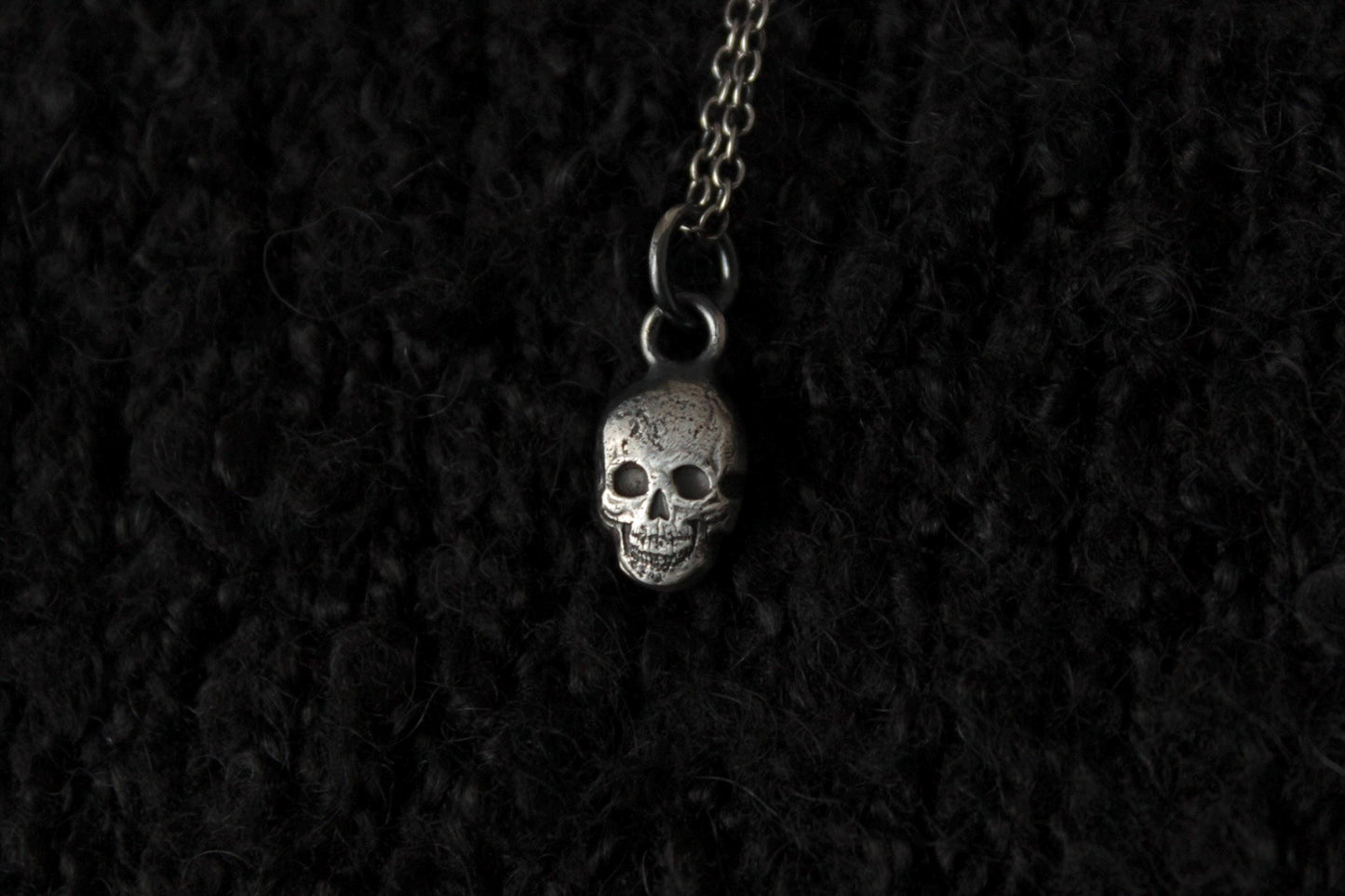Sterling Silver Mini Skull Pendant