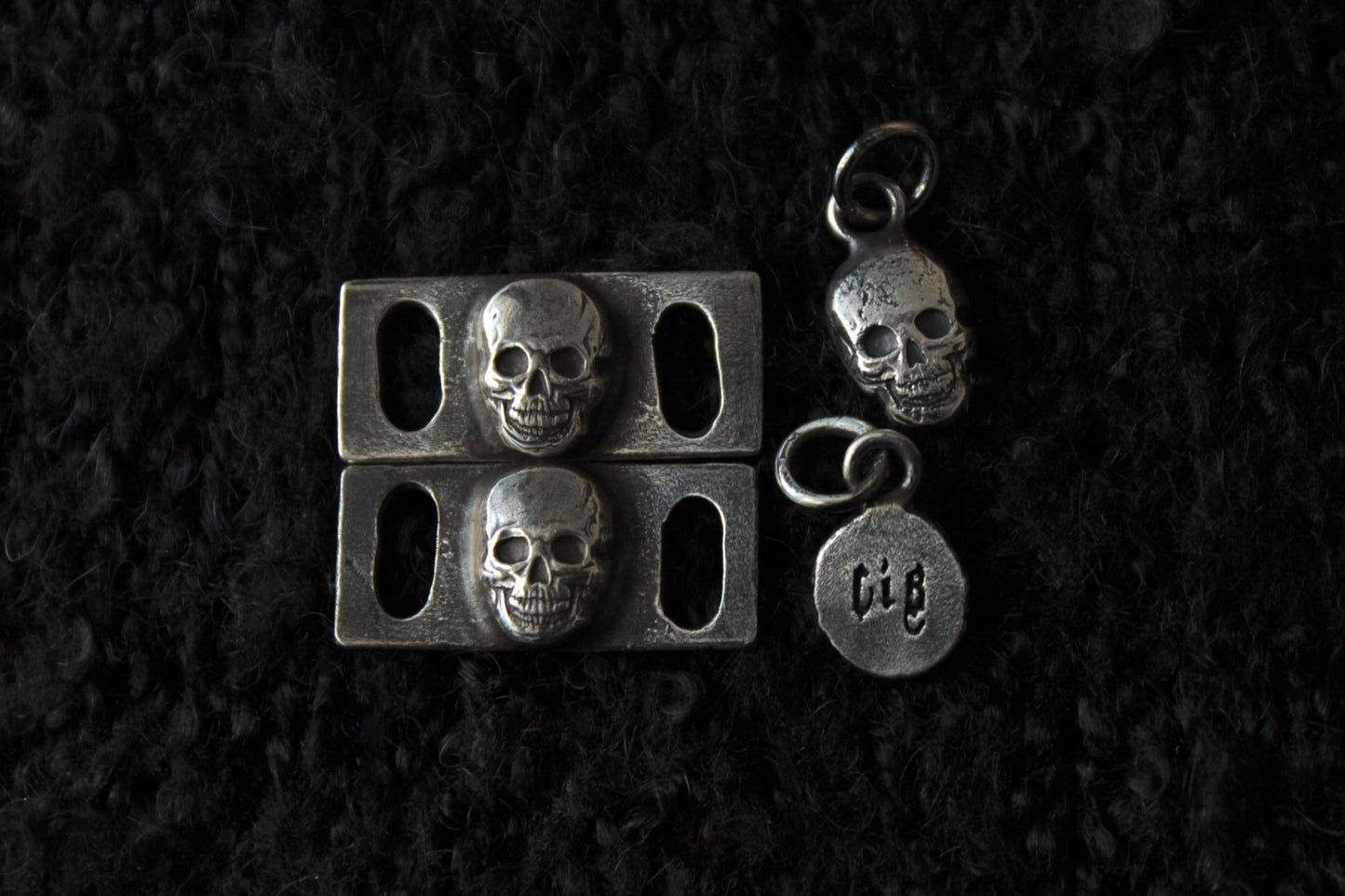 The Clad in Black Silver Shoe Lace Buckle Bundle