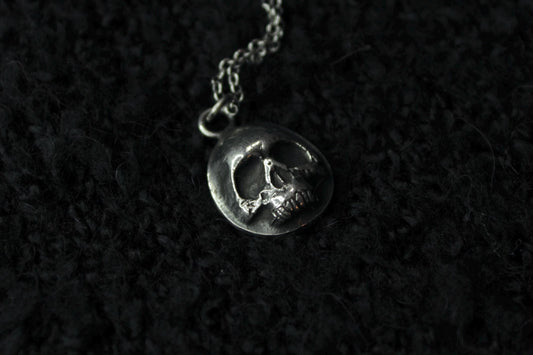 Pale Death Silver Skull Pendant